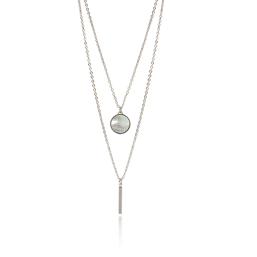 Love is Precious - Necklace in White Gold - Hermann Gourmet Cosmetics