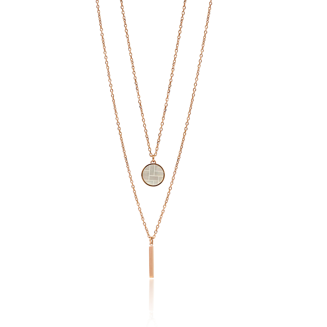 Love is Precious - Necklace in Rose Gold - Hermann Gourmet Cosmetics