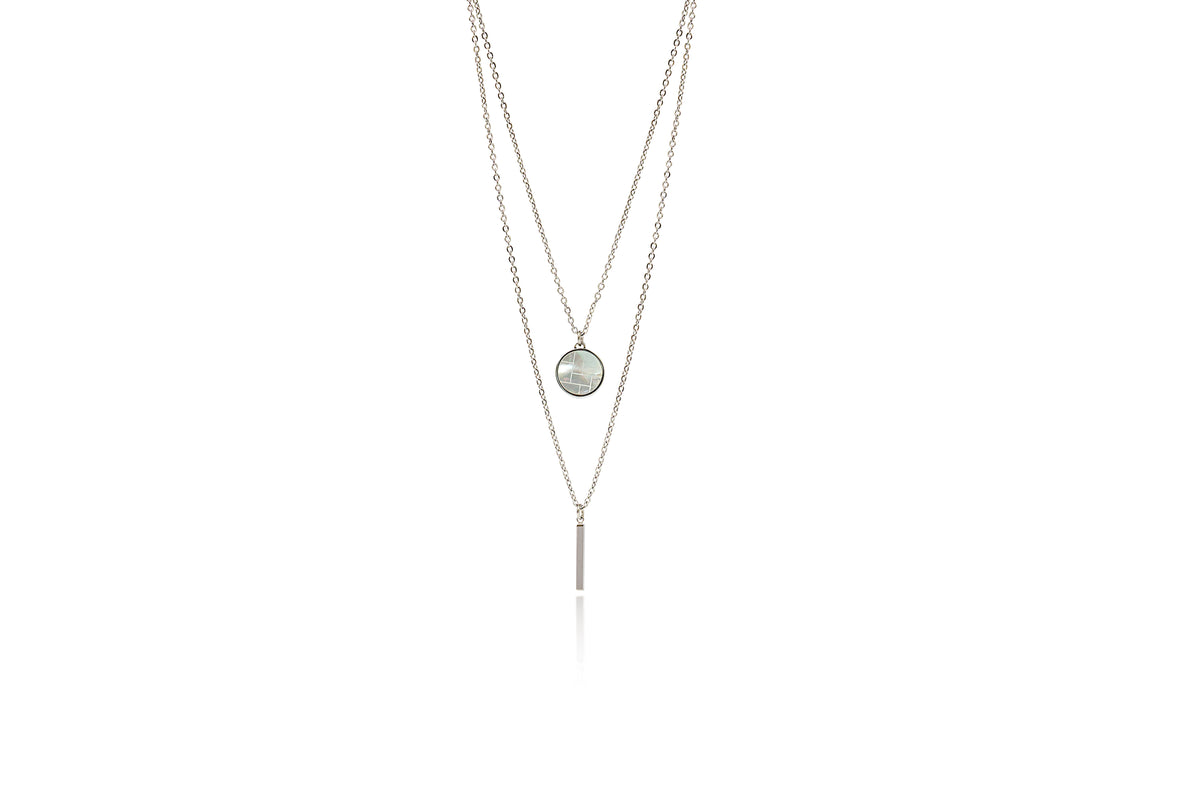 Love is Precious - Necklace in White Gold - Hermann Gourmet Cosmetics