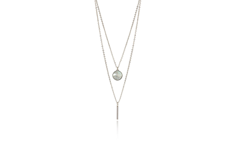 Love is Precious - Necklace in White Gold