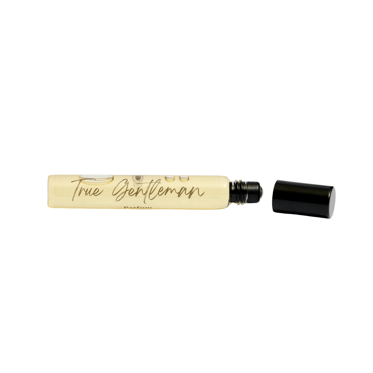 Compact masculine roll-on fragrance for men