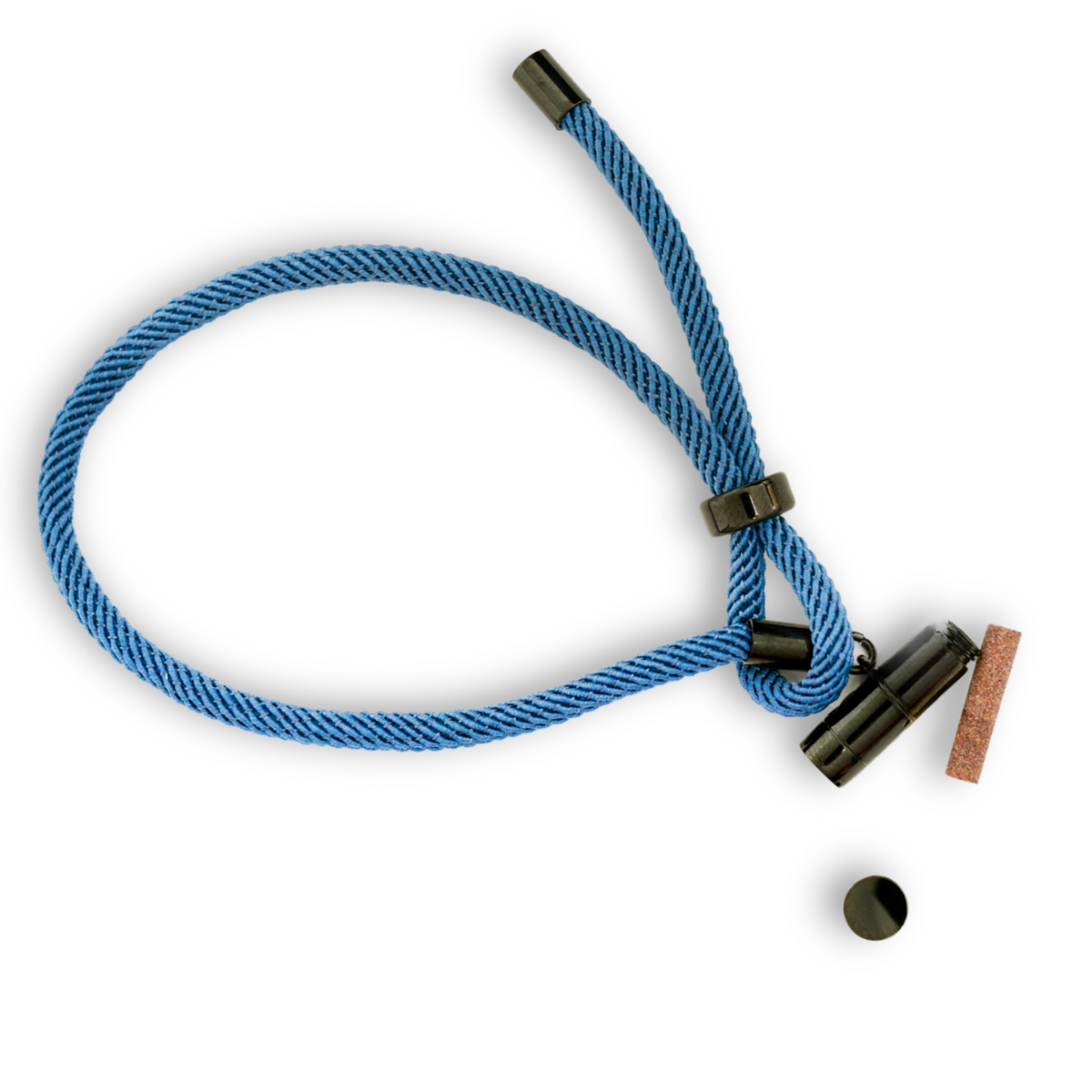 Soothing blue statement bracelet design