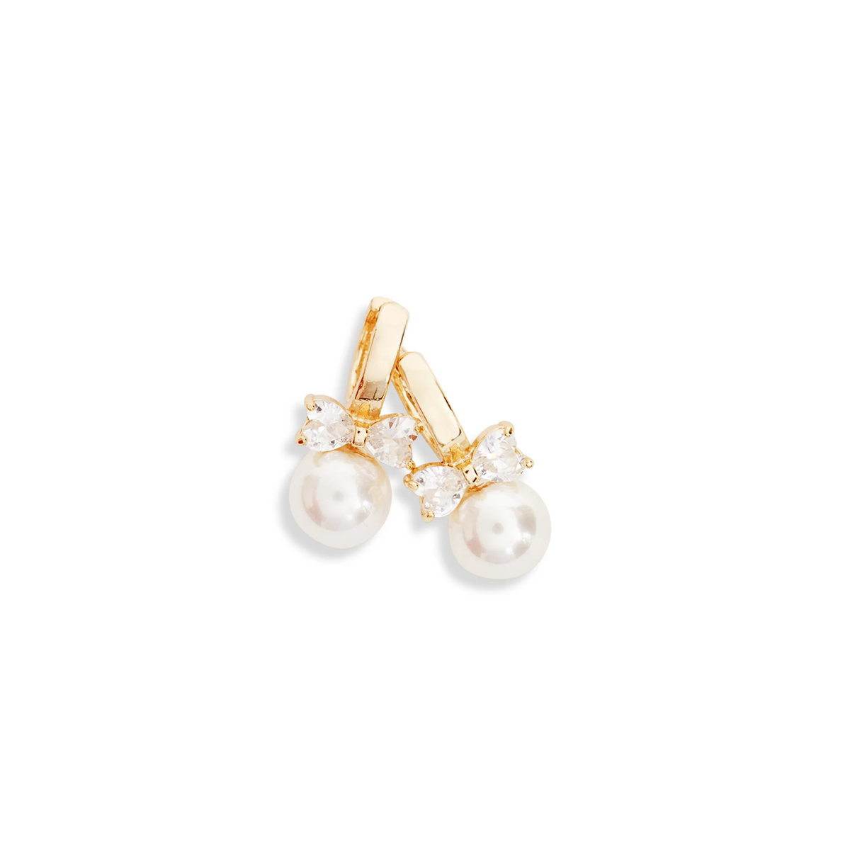 Let It Bow earrings front view design