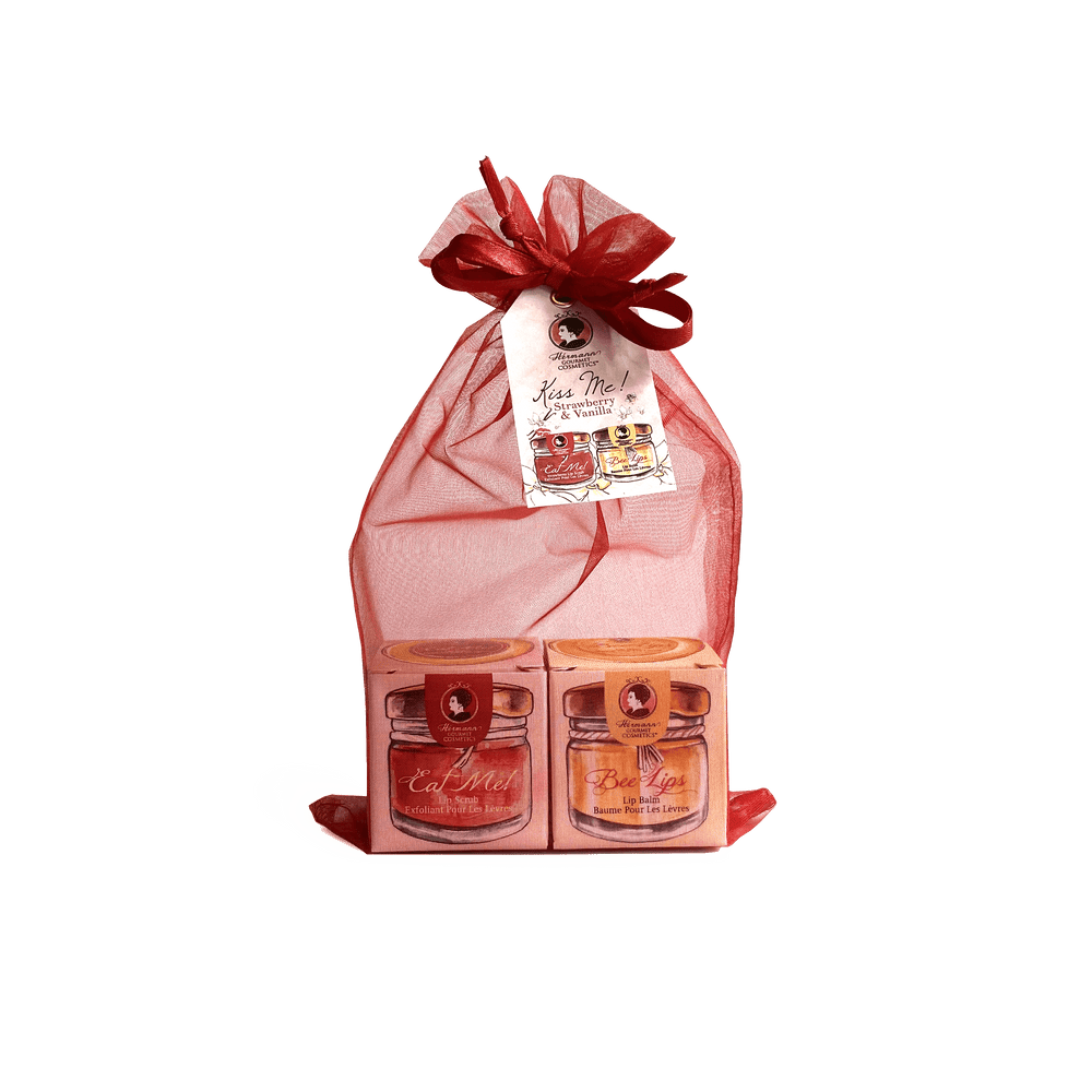 Bee Kiss Set Strawberry - Hermann Gourmet Cosmetics